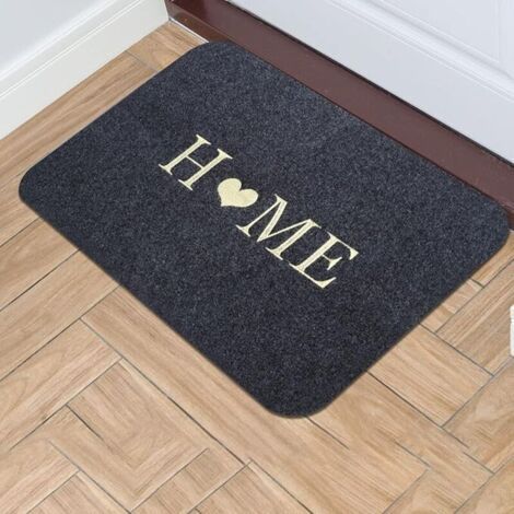 Pièces Paillasson, Tapis de Porte d'entrée, Tapis Intérieur Absorbant, Lavable et Antidérapant (1/3)