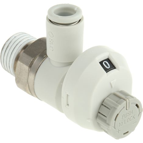 Commande de vitesse SMC AS, R 1/4 Mâle ( Prix pour 1 )