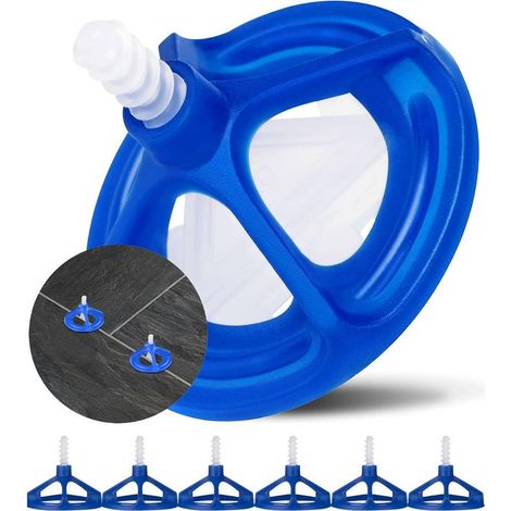 Sistema de nivelación de baldosas de 2 mm, 300 piezas. Sistema de nivelación revolucionario para separadores de baldosas de 2 mm, 200 tornillos y 100 tuercas, herramienta de instalación de baldosas pa (1/5)