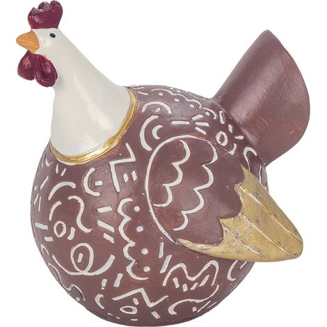Signes Grimalt Figura animali gallina  Figura di pollo marrone - 11x9x8cm