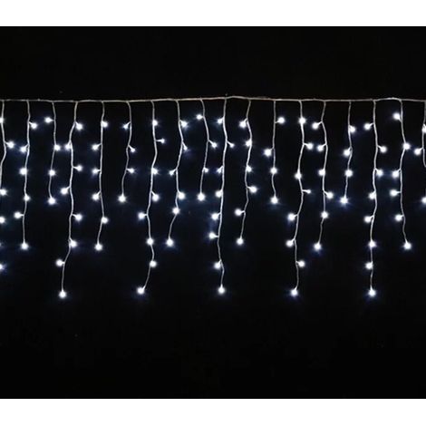 Luci Natale da Esterno Cascata LED 10M IP44 Tenda Prolungabile Balcone Giardino (1/5)