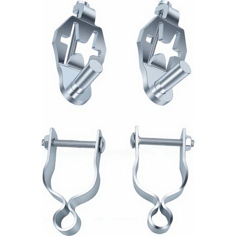 Axes de charnière de porte en T, charnières en acier robustes pour fixation sur métal (1/5)