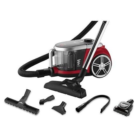 ETA Stormy Turbo Beutelloser Staubsauger schwarz und rot