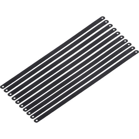 Dapetz ® Hacksaw Blades 12” Bi-Metal 24 TPI Flexible High Speed Saw Carbon Steel Hacksaw Replacement Blades 300mm Direct Cutting Mild Steel & Soft Non-Ferrous Metals 10PCS (1/5)