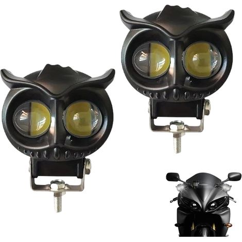 Phare de Motocyclette LED - Projecteur LED Conduite Haute Luminosité (1/5)