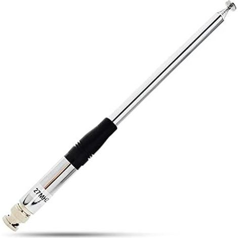 TWAYRDIO Tragbare BNC Teleskop Handheld CB Funkantenne 27Mhz Ausziehbare 23,3cm bis 1,3m Antennen für Midland Cobra Uniden Handheld/tragbares CB-Amateurfunk (1/5)