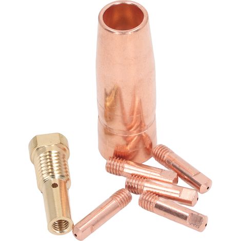 Kit de buses en laiton 0.9mm pour pistolet de soudure MIG sans gaz, compatible avec soudeurs Century FC90 et 80GL. (1/5)