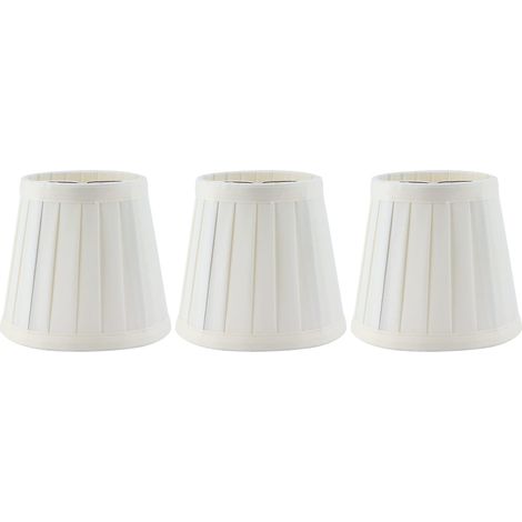Set di 3 paralumi E14 – in tessuto moderno – a clip – per candele/lampadari – per hotel/KTV – decorativi