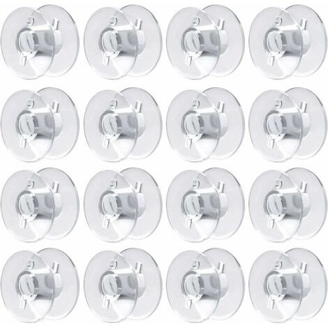 60 Pcs Canette Machine à Coudre Bobines - Pour Machine à Coudre - Canette Plastique - Compatible avec Brother Singer Kenmore Janome et la plupart des Machines à Coudre (1/5)
