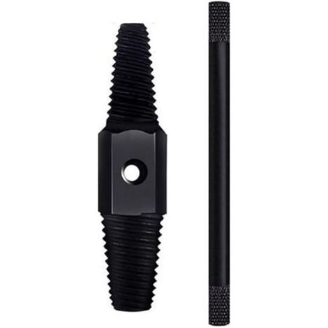 Extracteur de vis, 1/2in, 3/4in Tuyau Cassé Vis Boulon Double Tête Extracteur Vis Taraudée Défectueuse Tuyau Endommagé Nettoyage Attaches Extracteur (1/4)