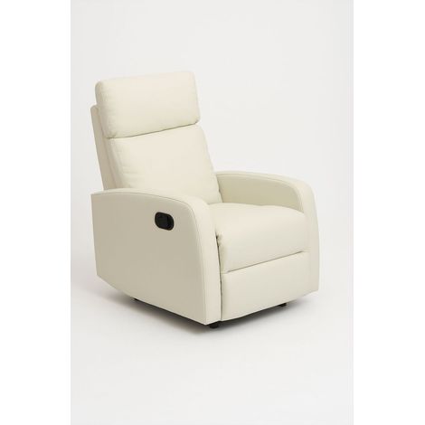 Sofás y Sillones - Sillón Relax Reclinable Trimax Polipiel - Beige