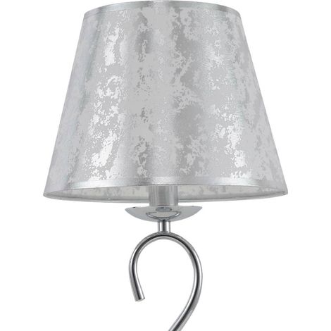 Sobremesa Tampico cromo/plata 48x25x25