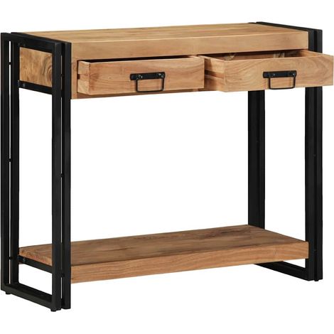 Maison Exclusive - Mesa Consola Marrón 90 x 33 x 75 cm Madera de