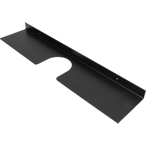 Schwebendes Regal aus rost- und korrosionsbeständigem Aluminium, kein Bohren erforderlich, hohe Tragfähigkeit, zur Wandmontage im Badezimmer (1/5)