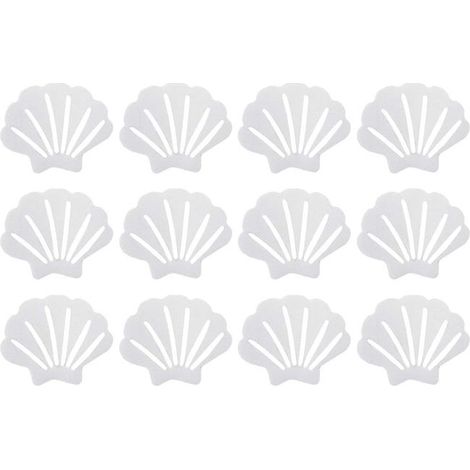 20 pegatinas antideslizantes para bañera, tiras antideslizantes transparentes, aptas para bañeras y pedales de escaleras (1/5)