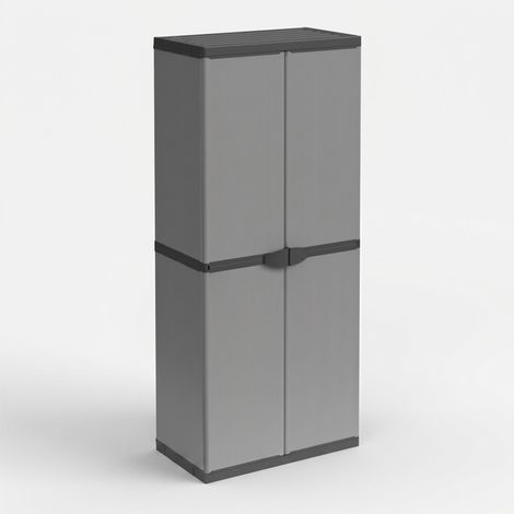 Kunststoff-Besenschrank für den Außenbereich mit 2 Türen Modular system (1/5)