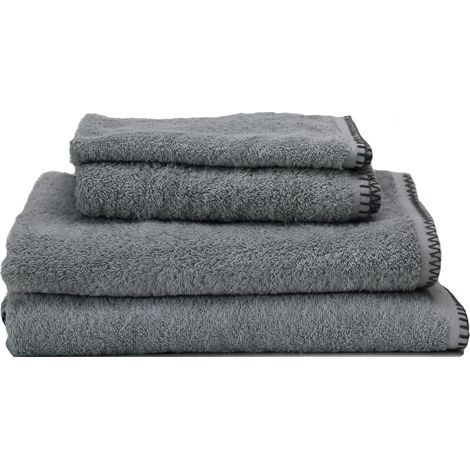 Gant de toilette grand hotel Gris anthracite 15x21 cm