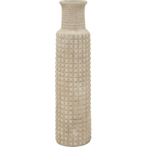 Vase Design Effet Sable "Sand" 110cm Beige