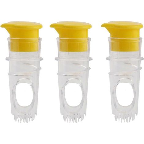 Lot de 3 mini presse-citrons manuels, presse-citrons portable, presse-fruits multifonctionnel pour votre cuisine (1/5)