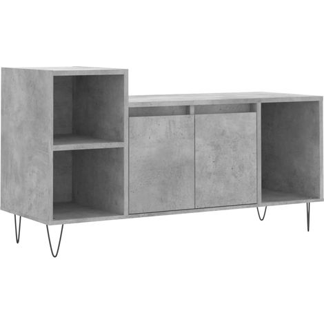 Maison Exclusive - TV-Schrank Betongrau 100x35x55 cm Holzwerkstof