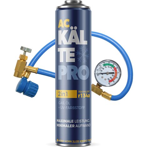 KALTEPRO 2 en 1 aérosol + tuyau R134a
