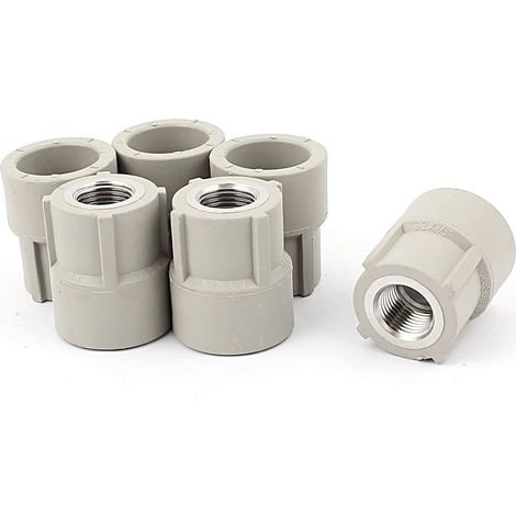 6pcs 1/2 Innengewinde gerade PPR-Rohrfitting-Anschluss (b784f2d6f43287a61c8eebd2e87178d2) (1/3)