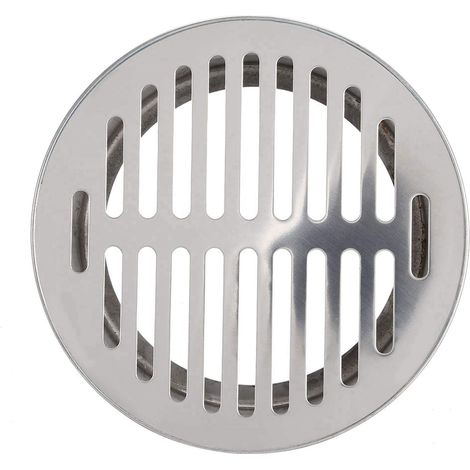 Scarico a pavimento (160 mm con apertura piatta), in acciaio inox, anti-intasamento per balcone (1/5)
