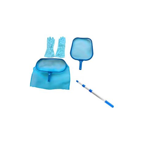 Kit d’entretien pour piscine – Idéal pour un nettoyage efficace et une eau cristalline, accessoires de maintenance polyvalents (1/5)