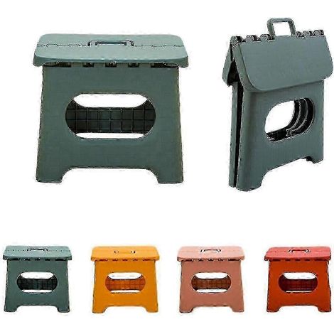 Großer Klapphocker, multifunktional und robust, ideal für Küche und Kinder. (1/4)