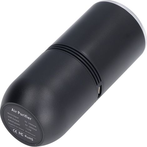 Purificateur d'air USB portable pour voiture - Filtre à air avec contrôle tactile pour petites pièces et véhicules (1/5)