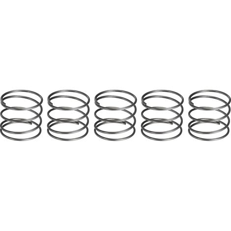 5Pcs - Ressort De Compression - Acier Ressort - Résistant À La Corrosion Et Haute Température - Pour Électronique Et Mécanique - Ton Argenté - 25x30cm (1/5)