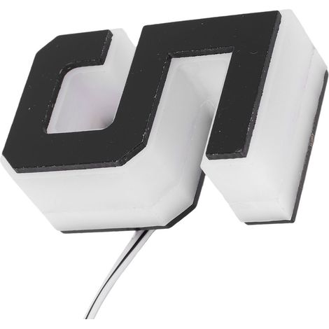 Plaque de numéro de maison à LED avec prise, rétroéclairée, pour porte extérieure, usage résidentiel et commercial, 5 (1/5)