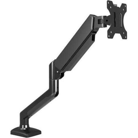 Monitor desk stand with one arm for 13-32 inch screens, tilt, swivel, ergonomic monitor stand with gas spring and cable management, 75/100 mm MUMU (1/4)