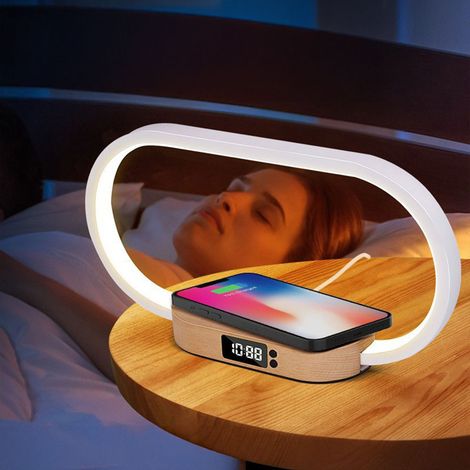 Dimmable LED Table Lamp with Wireless Charger (1/5)