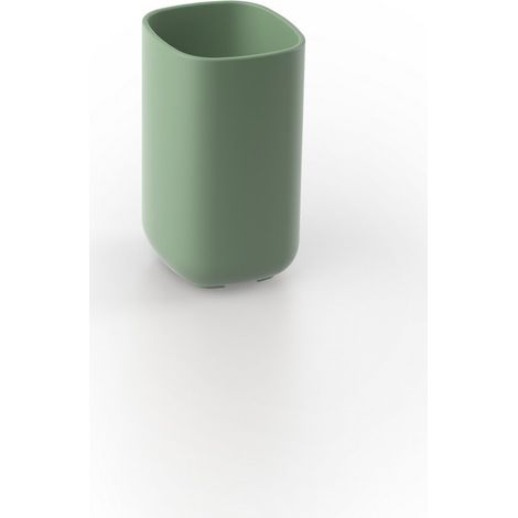 Metaform - Porta spazzolini da appoggio Verde in Resine Termoplastiche Mod. Pod (1/2)