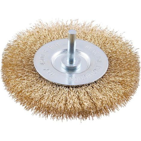 Brosse rotative FESTA à ondulation radiale. Tige de 100 mm 22029.01