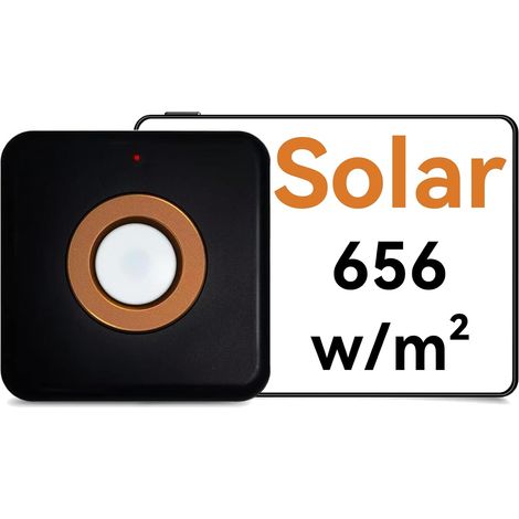 Compteur d'énergie solaire, jusqu'à 3499 W/m², mesure multi-points pour panneaux solaires (1/5)