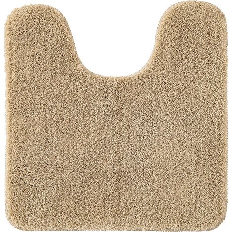 1 Tapis de bain forme U 45x45cm microfibre antidérapant absorbant salle de bain (1/5)