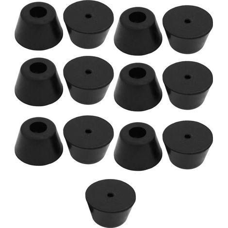 13 pièces 8 mm Innendurchmesser Möbel Gummifüße Underlegscheiben Abdeckungen Protektoren (1/3)