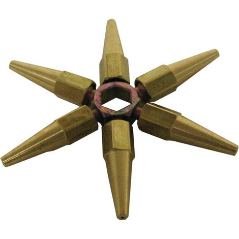 Accesorio soldadura GCE Charledave 6 boquillas rosca