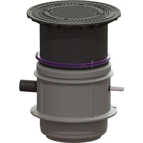 -Pumpstation Aquapump Medium Mono, GTF 600, 800-1250 mm, Klasse B