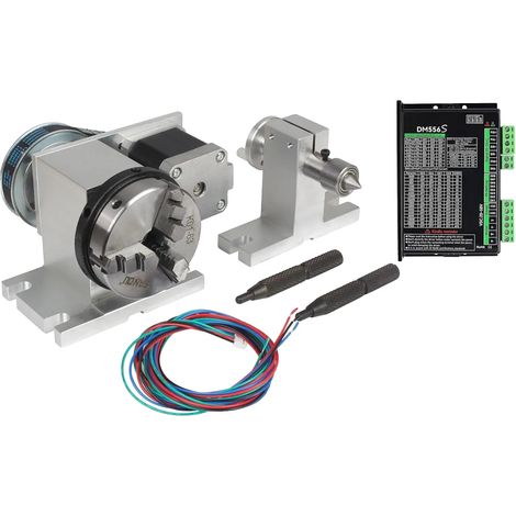 Cuarto eje, compatible con Nema17, relación de reducción 4:1, añadir DM556S-a (1/2)