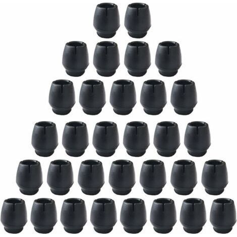 SiliCône Table et Chaise Antidérapantes Pieds, 32 Pièces Chaise Casquettes Pieds de Chaise Protecteur pour Jambes de Meuble (1/4)