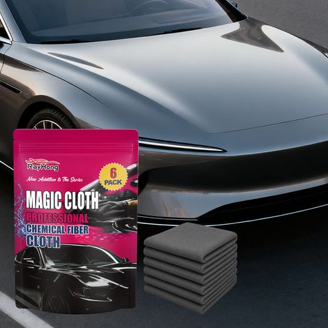 Magic Cloth Autowasch-Reinigungstuch für wasserloses Waschen, staubfrei, Mikrofasertuch für die Autoinnenreinigung, fusselfrei – 6er-Pack -- DE (1/5)