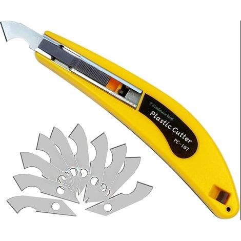 Cutter Outil de Couteau à Crochet de Feuille Acrylique Coupe Verre Decoupe Couteau Utilitaire (1/5)
