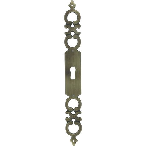 Entrée de clé zamak 344 vieux laiton 185mm BROS 344Z4