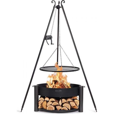 Braséro MONTANA 80cm complet multifonction CookKing PACK-111248-2