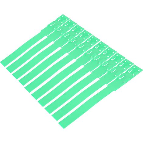 Lot de 10 rubans adhésifs de couleur pour vaches laitières, étiquettes pour sabots, anneaux pour sabots, ruban d'identification vert pour la gestion des exploitations laitières et des ranchs (1/5)