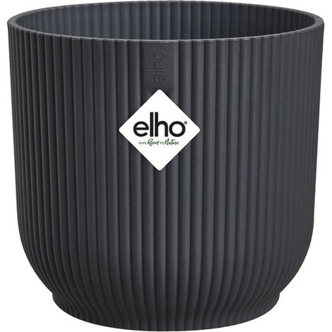 Pot Vibes Fold D.22 Anthracite Pot De Fleurs Design Pliable Et écologique - Elho Bv