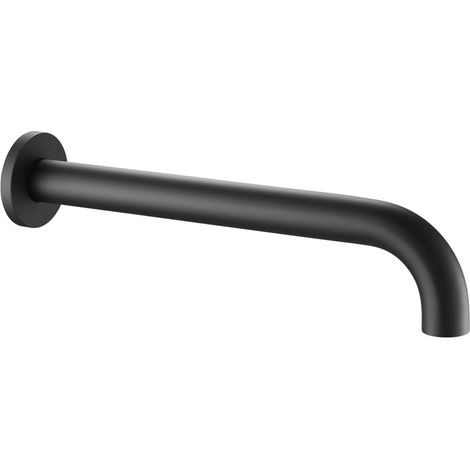 JTP Vos Single Fixed Shower Head - Matt Black (1/2)